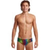 Funky Trunks - Sunset West - Mens Eco Classic Briefs -Swimwear Haven Shop funky trunks sunset west mens eco classic briefs 1