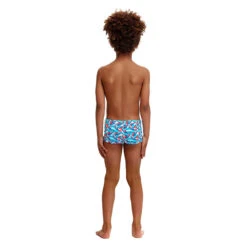 Funky Trunks - Swallowed Up - Toddler Boys Square Trunks -Swimwear Haven Shop funky trunks swallowed up toddler boys toddlers square trunk trunks 3