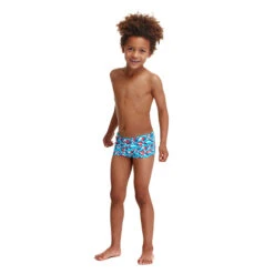 Funky Trunks - Swallowed Up - Toddler Boys Square Trunks -Swimwear Haven Shop funky trunks swallowed up toddler boys toddlers square trunk trunks 5