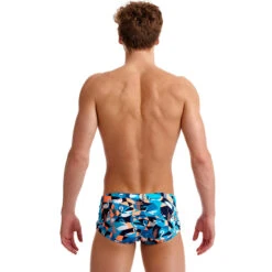 Funky Trunks - Swan Song - Mens Eco Classic Trunks -Swimwear Haven Shop funky trunks swan song mens eco classic trunks 3