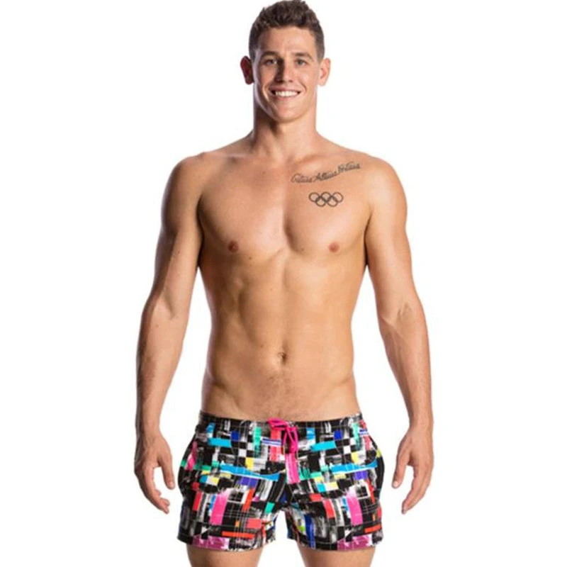 Funky Trunks - Test Signal Mens Shorty Shorts 3 Funky Trunks - Test Signal Mens Shorty Shorts