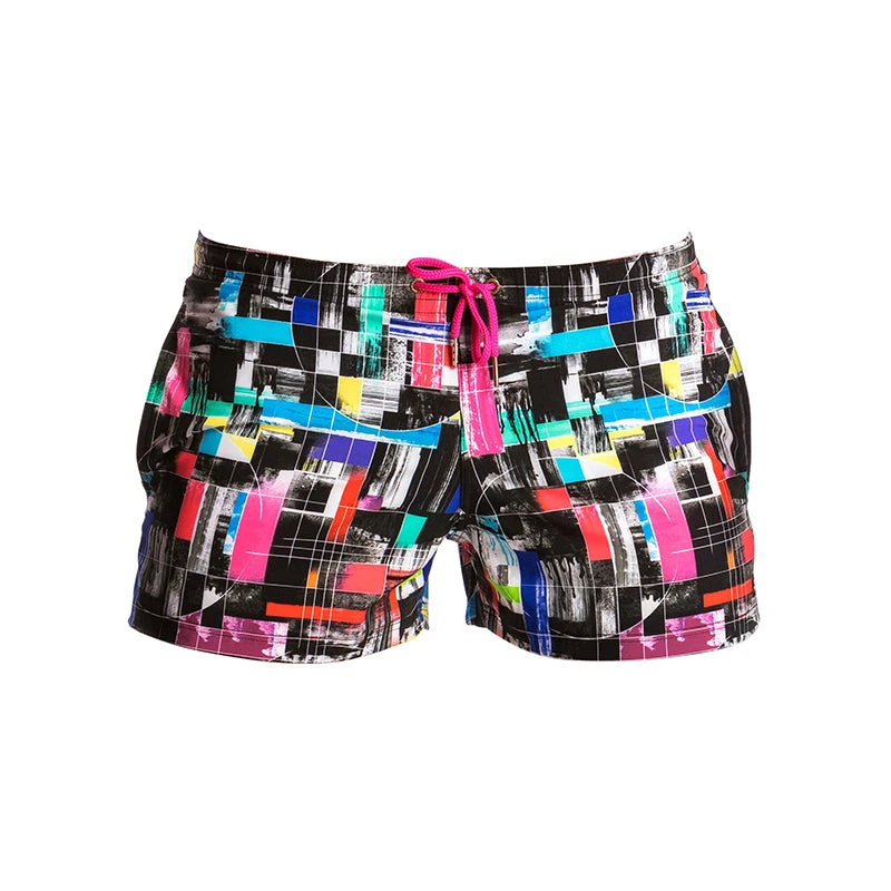 Funky Trunks - Test Signal Mens Shorty Shorts 4 Funky Trunks - Test Signal Mens Shorty Shorts - Image 2