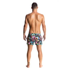 Funky Trunks - Test Signal Mens Shorty Shorts 9 Funky Trunks - Test Signal Mens Shorty Shorts -Swimwear Haven Shop funky trunks test signal shorty shorts mens 3