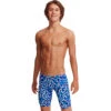 Funky Trunks - Ticker Tape - Boys Training Jammers 1 Funky Trunks - Ticker Tape - Boys Training Jammers -Swimwear Haven Shop funky trunks ticker tape boys training jammers 1