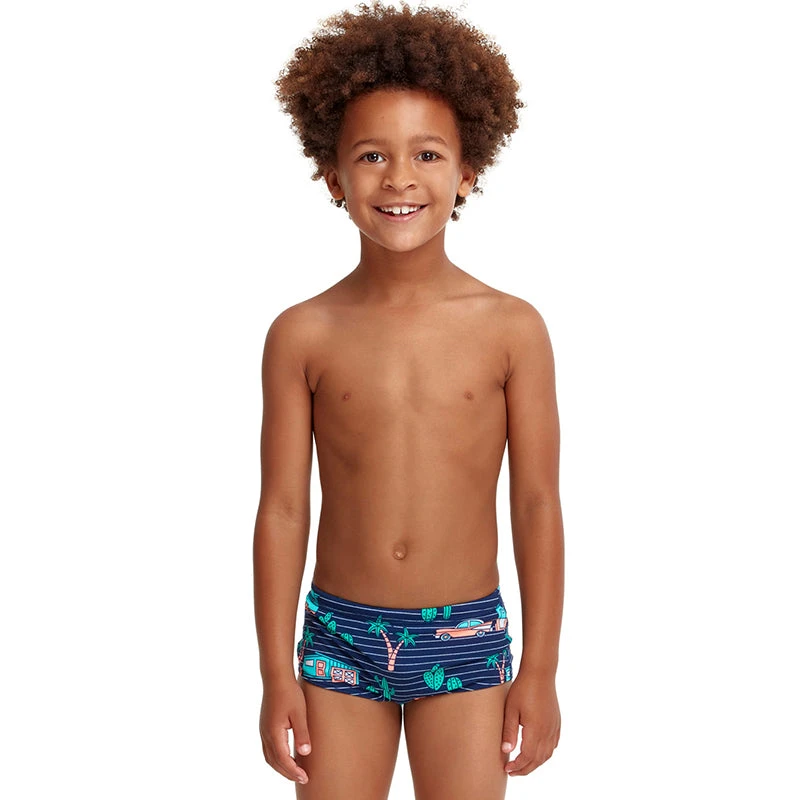 Funky Trunks - Trailer Trash - Toddler Boys Eco Printed Trunks 3 Funky Trunks - Trailer Trash - Toddler Boys Eco Printed Trunks