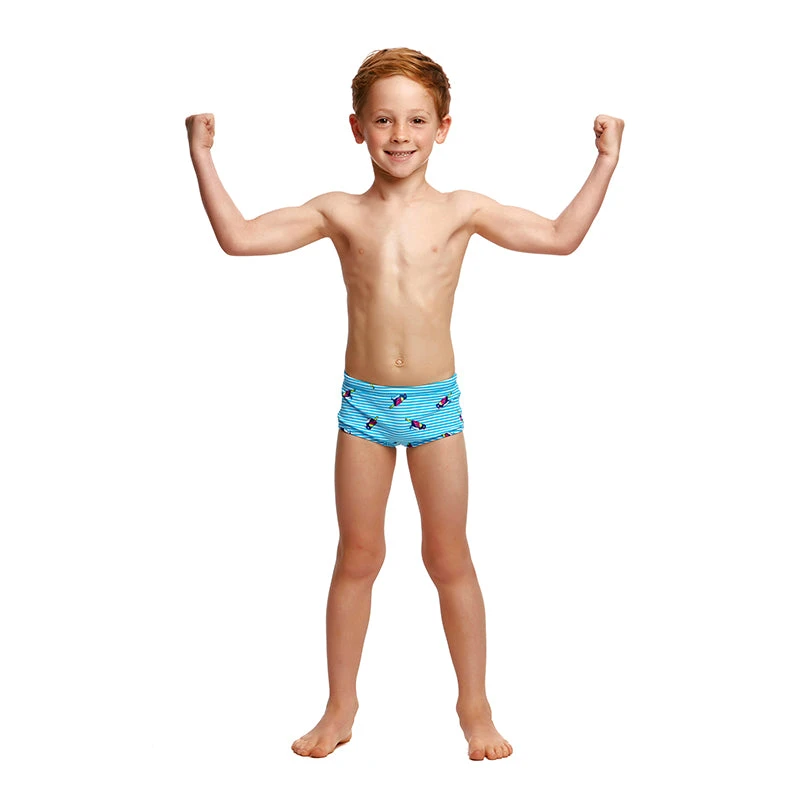 Funky Trunks - Tweety Tweet Toddler Boys Printed Trunk 7 Funky Trunks - Tweety Tweet Toddler Boys Printed Trunk - Image 5