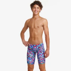 Funky Trunks - Video Star - Boys Training Jammers -Swimwear Haven Shop funky trunks video star boys training jammers 4