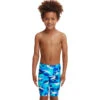 Funky Trunks - White Pointer - Toddler Boys Miniman Jammers -Swimwear Haven Shop funky trunks white pointer toddler boys miniman jammers 1