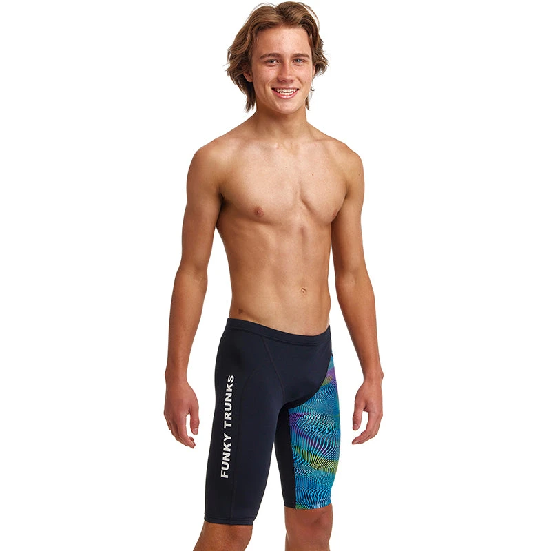 Funky Trunks - Wires Crossed - Boys Training Jammers 3 Funky Trunks - Wires Crossed - Boys Training Jammers